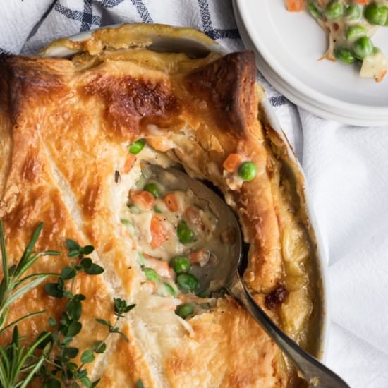 Puff Pastry Chicken Pot Pie - Recipe photo by GoodThingsBakingCo