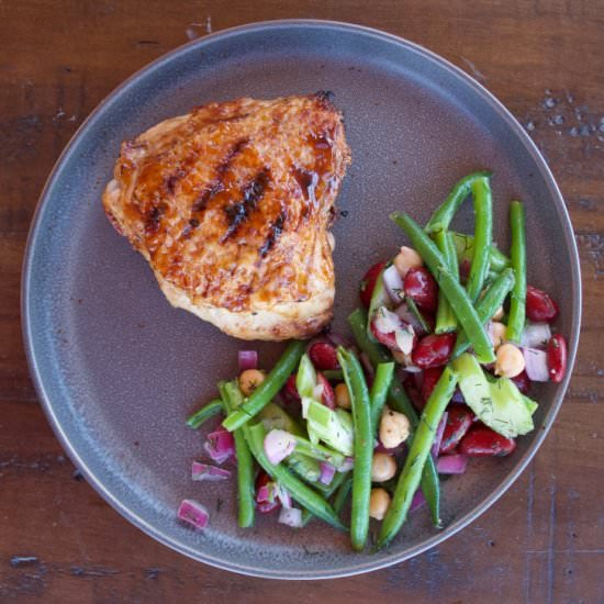 Zippy, Tangy 3-Bean Salad - Recipe photo by Flipped-Out Food