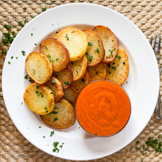 Sautéed Potatoes with Mojo Picon - Recipe photo by Spain on a Fork