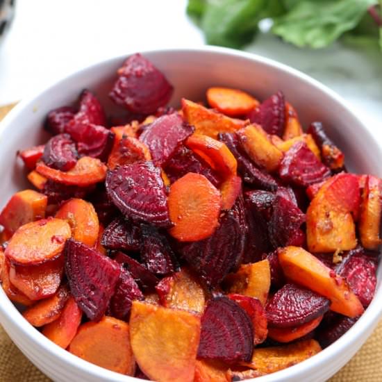 Orange & Ginger Vegetables - Recipe photo by The Traveling Dietitian