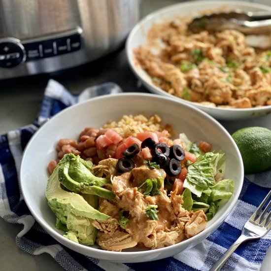 Slow Cooker Salsa Chicken - Recipe photo by katiescucina