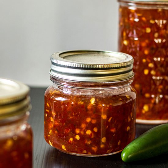 Canning Jalapeno Jelly - Recipe photo by BinkysCulinaryCarnival