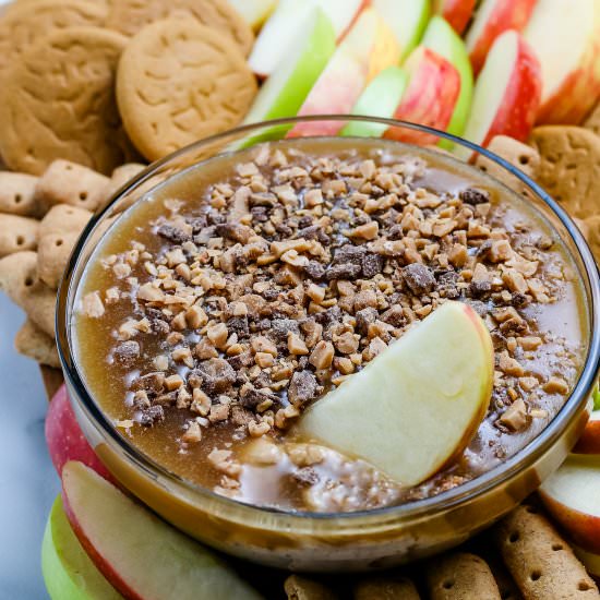 Cream Cheese Caramel Apple Dip - Recipe photo by FoodFolksandFun