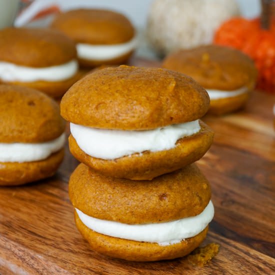 Pumpkin Whoopie Pies - Recipe photo by Modern Meal Makeover