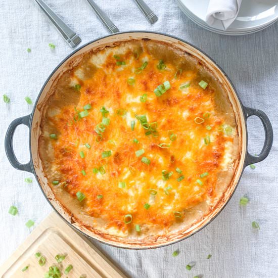 Shepherd's Pie Lightened Up - Recipe photo by Elle Jay at Home