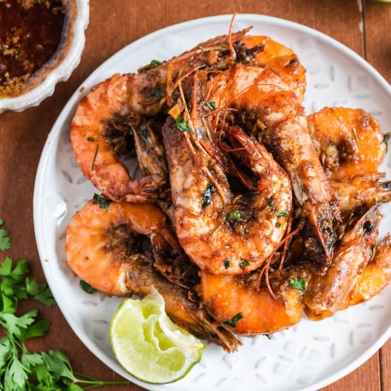 Spicy Cajun Tiger Prawns - Recipe photo by Cakes By Chichi