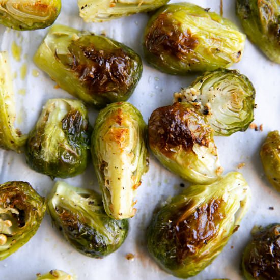 Roasted Brussels Sprouts - Recipe photo by theforkedspoon