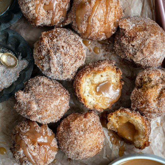 Cinnamon sugar donut holes - Recipe photo by cherryonmysundae
