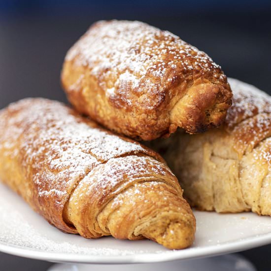Pumpkin Croissants - Recipe photo by TheRedheadBaker