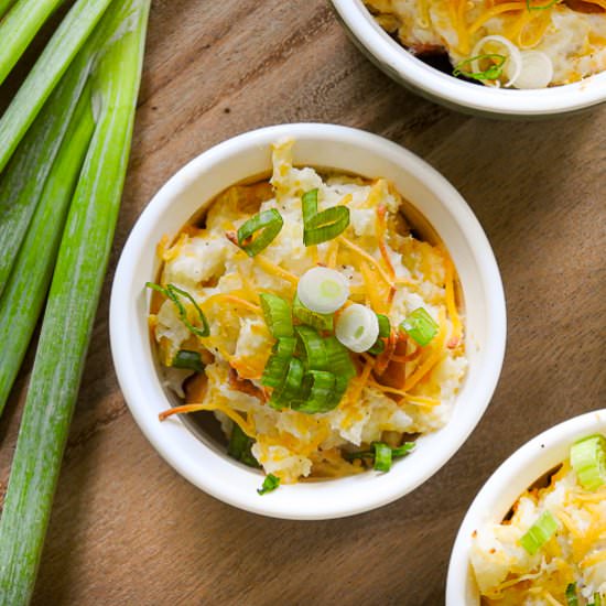 Twice-Baked Potato Cups - Recipe photo by House of Elyn Ryn