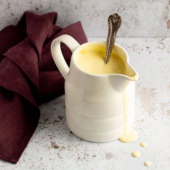 Homemade Custard from Scratch - Recipe photo by KitchenMason