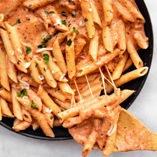 Pink Sauce Pasta - Recipe photo by everylittlecrumb