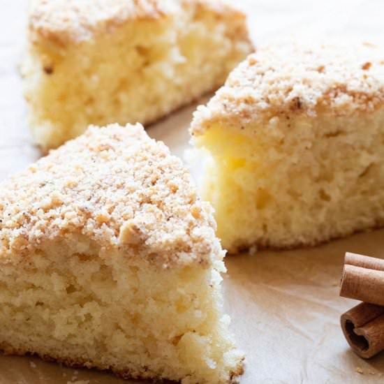 Cinnamon crumble cake - Recipe photo by mmblog