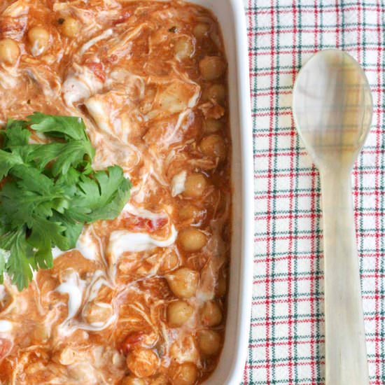 Slow Cooker Chicken with Chickpeas - Recipe photo by eatsbyapril