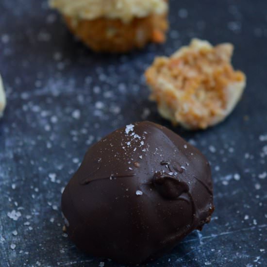 Dark Chocolate Pumpkin Truffles - Recipe photo by Mummys FastandEasy