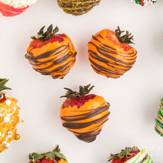 Fall Chocolate Covered Strawberries - Recipe photo by amandascookin