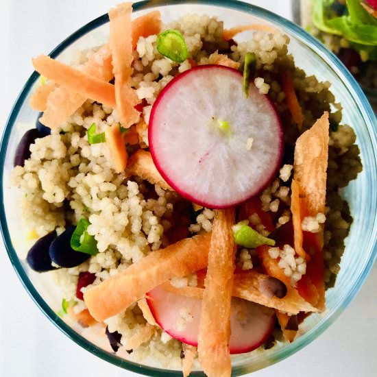 Couscous Salad with Black Beans - Recipe photo by gingerandseasalt