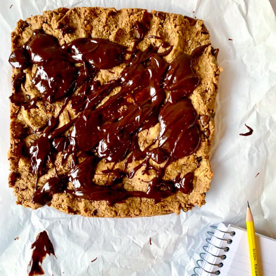 Healthy Choco Peanut Butter Bars - Recipe photo by allstarbaking