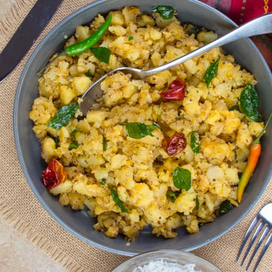 Potato Masala (Curry) - Recipe photo by MyIndianStove
