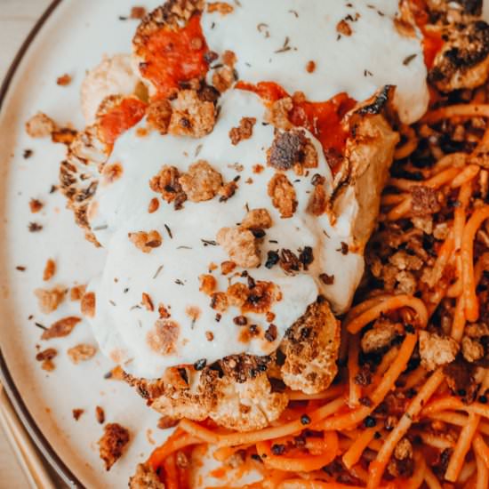 Simple Cauliflower Parmesan - Recipe photo by mags_makes