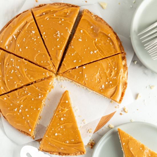 Caramelized White Chocolate Ganache - Recipe photo by parsleyandicing