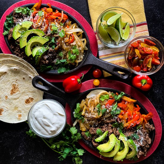 Tender Shaved Beef Fajitas - Recipe photo by NotEntirelyAverage