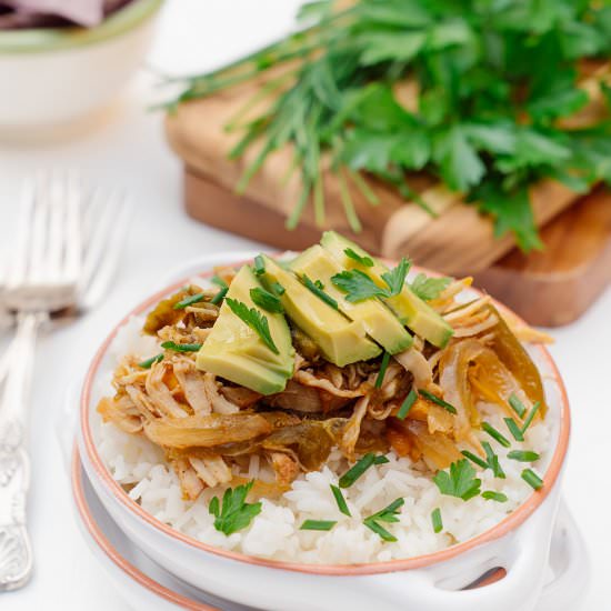 Easy Chimichurri Chicken Rice Bowl - Recipe photo by JenElizabethsJournals