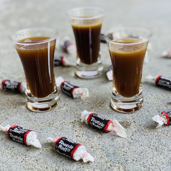 Tootsie Roll Shots - Recipe photo by theshortordercook