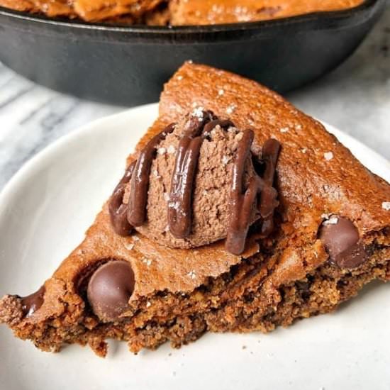 Chocolate Chip Cookie Skillet - Recipe photo by erinliveswhole