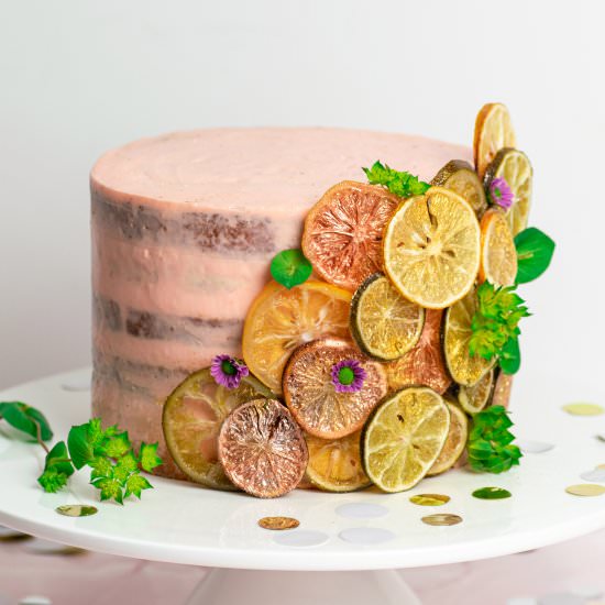 Coconut Cake with Lime and Mango - Recipe photo by sugaryums