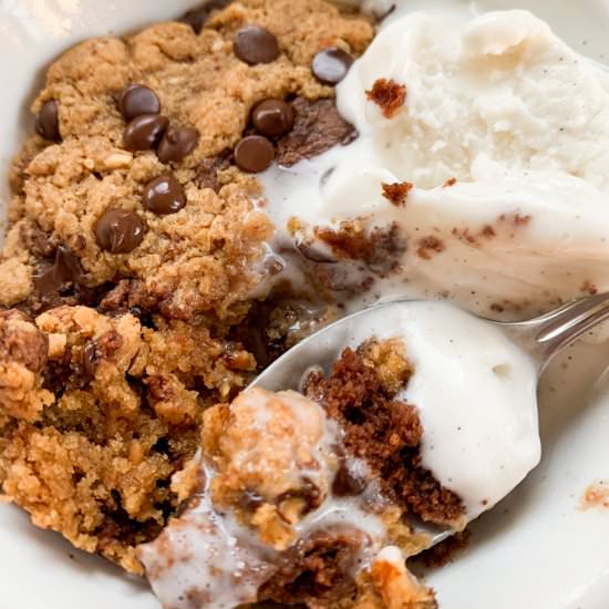 Vegan Single Serve Brookie - Recipe photo by Wellness by Kay