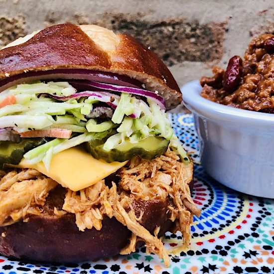 Instant Pot BBQ Chicken Sammies! - Recipe photo by La Faguette