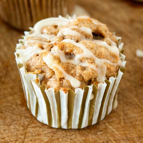 Fall-Inspired Pear Muffins - Recipe photo by Bite Out of Life Nutrition