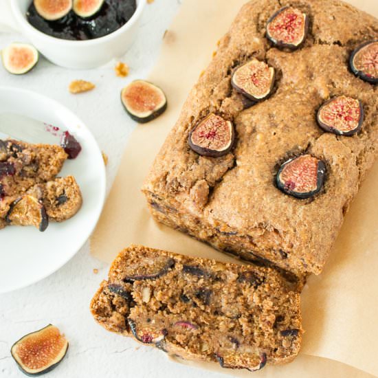 Fig and Walnut Bread - Recipe photo by Bite Out of Life Nutrition