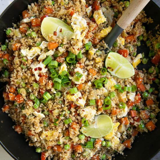 Cauliflower Fried Rice - Recipe photo by theforkedspoon