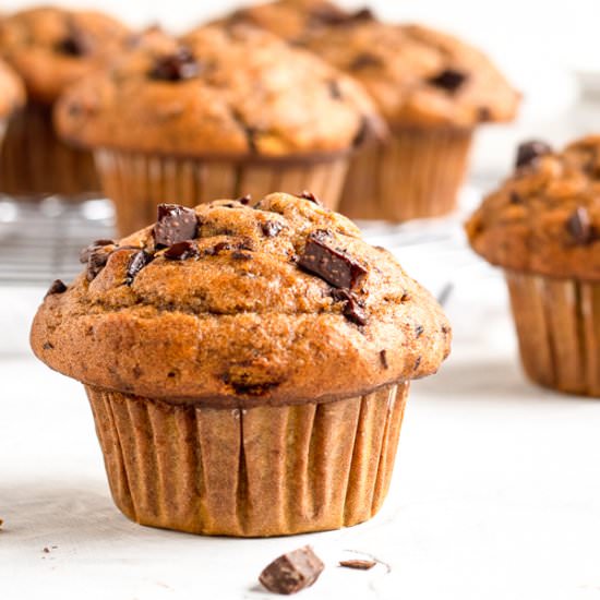 Pumpkin Banana Muffins (Dairy Free) - Recipe photo by cookiedoughdiaries