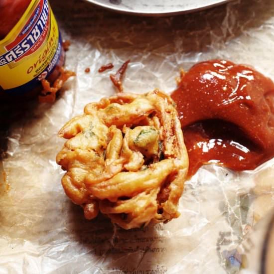 Onion Pakora - Recipe photo by The Sophisticated Gourmet
