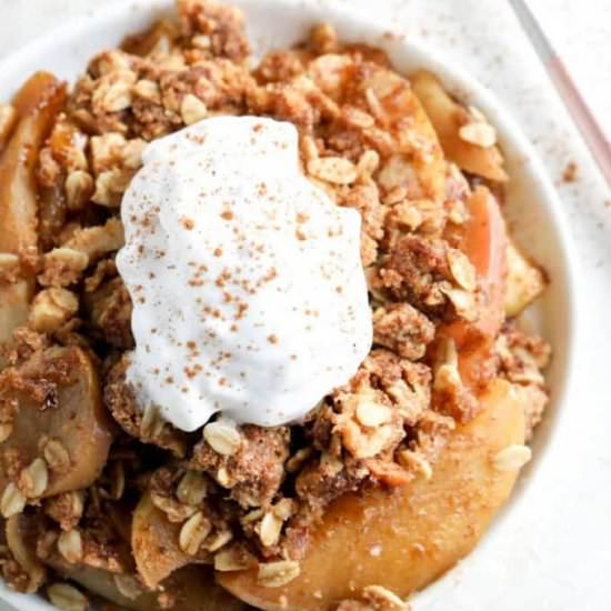 Healthy Apple Crisp - Recipe photo by erinliveswhole