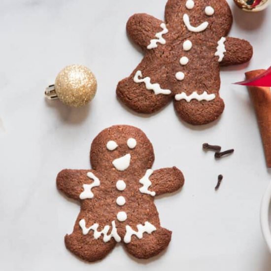 Healthy Gingerbread Men (GF) - Recipe photo by erinliveswhole