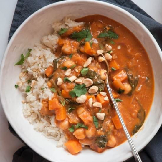 Vegan Peanut Stew - Recipe photo by erinliveswhole