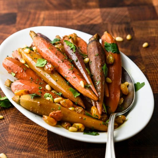 Moroccan Spiced Sous Vide Carrots - Recipe photo by garlic and zest