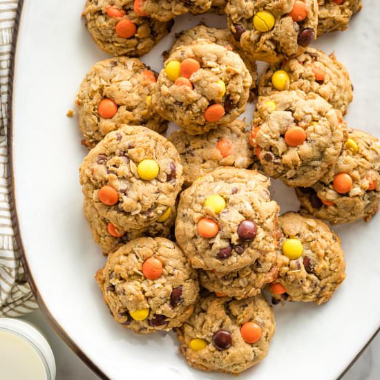Ultimate Reese's Monster Cookies - Recipe photo by nourishandfete
