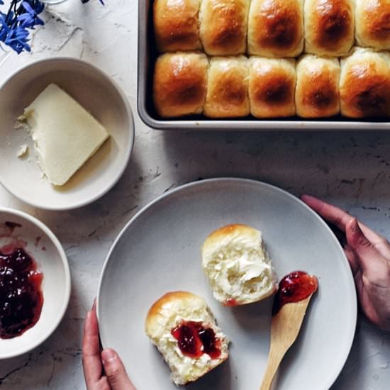 Soft Dinner Rolls - Recipe photo by thesubversivetable