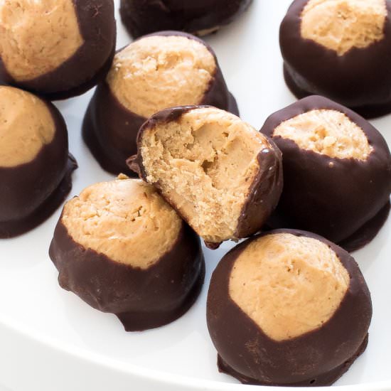 Peanut Butter Buckeyes - Recipe photo by ChefSavvy