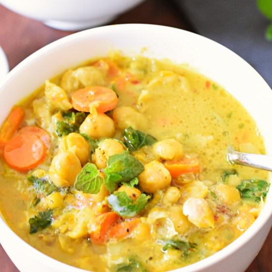 Chickpea Curry Stew - Recipe photo by Elke living