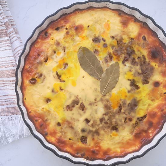 Traditional South African Bobotie - Recipe photo by Just Cook Kai