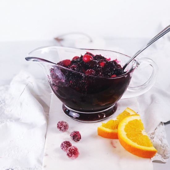 The Best Homemade Cranberry Sauce - Recipe photo by Keeping It Simple