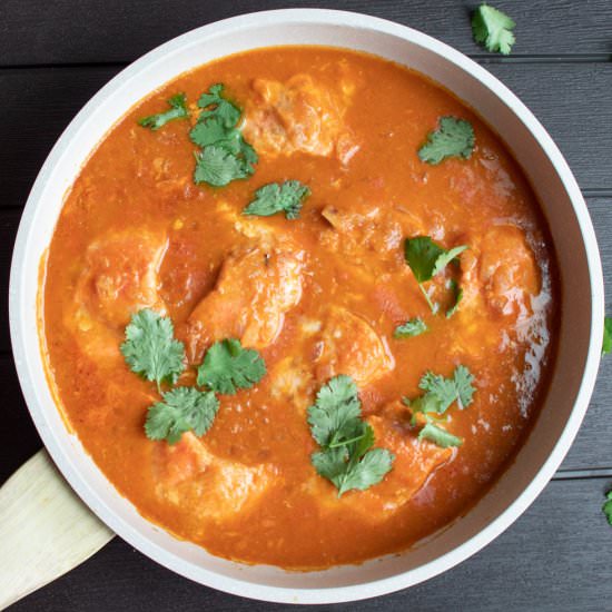 Tomato coconut salmon curry Indian - Recipe photo by simplefreshnyum