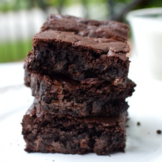 One Bowl Gluten Free Brownie - Recipe photo by caramelandcashews