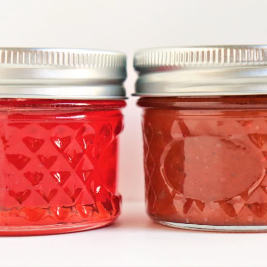 Crabapple Jelly and Butter - Recipe photo by veryveganval
